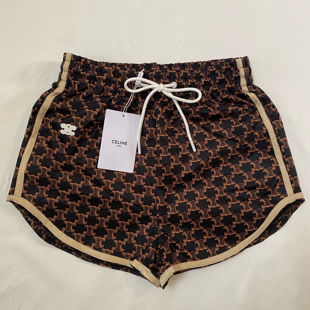 Brand new black/brown Celine Shorts.